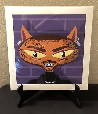 Ultra Rare SDCC 2021 SHAG Artist Qitty Qats 8 Of 10 Post Malone Cat Art SOLD OUT • £681.17