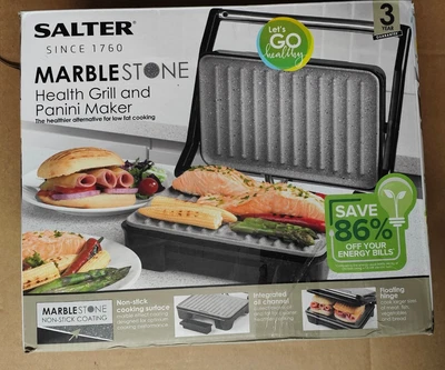 £18.90 • Buy Salter EK2009 Marblestone Health Grill &Panini Press Black READ DESCRIPTION, GZ1
