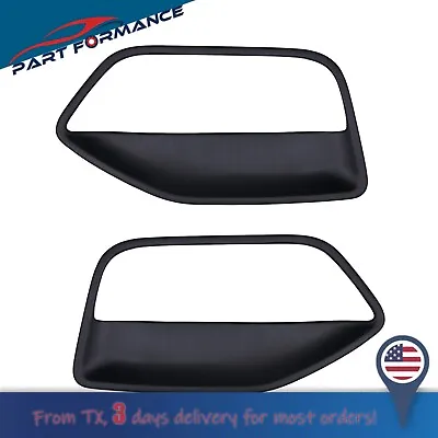 BLACK ABS For FORD MUSTANG 2005 -2009 Pair Interior Door Panel Insert Hard Cover • $27.99