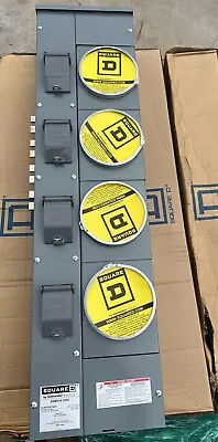 125amp Square D EZM314125X 3PH/ 4-Gang Meter Stack 1200a. New. Open Box • $2499