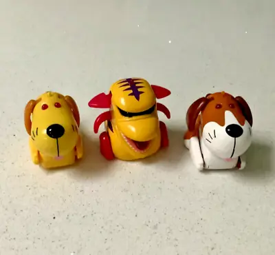 Vintage Tomy Micropets Moshi & Ralph Dogs With Gork The Monster • £25