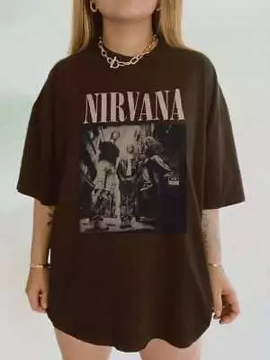 Nirvana Unisex Shirt Vintage Band Tee In Utero Nirvana Tour 90s Shirt • $32.20