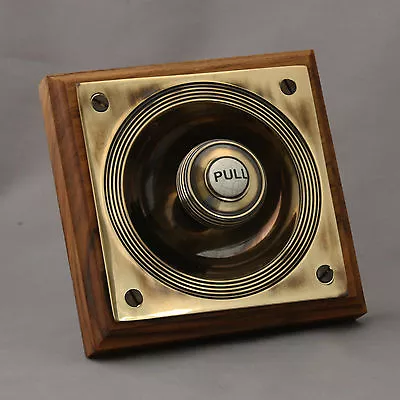 £125 • Buy Brass Claverley Front Door Bell Pull