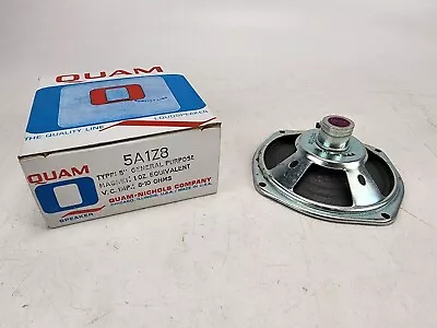 Quam 5A1Z8 5  General Purpose Speaker 8-10 Ohms Unused • $34.95