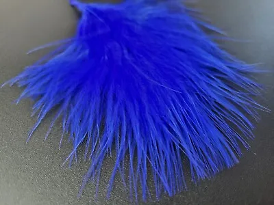 Marabou BLOOD QUILLS - Fly Tying Feathers - BLUE - Woolly Bugger - 12 Pc. NEW! • $2.99