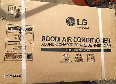 LG LT1216CER 11800 BTU 115V Through Wall Air Conditioner - White New • $599