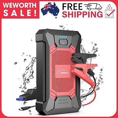 Portable 12 Volt Car Jump Starter Battery 1500A Power Bank 7L Petrol 5.5L Diesel • $85.95