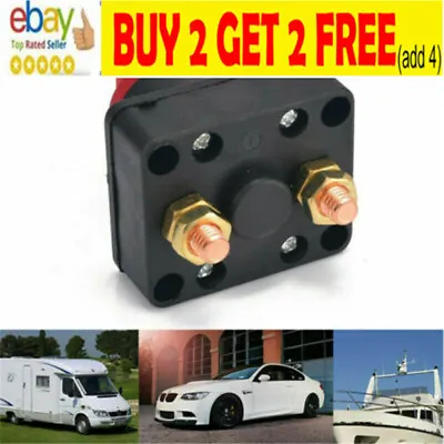 £5.98 • Buy 100A Battery Isolator Master Switch On/Off Marine Auto 12V For Car Boat Van SG