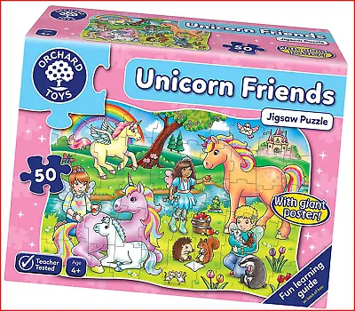 £14.27 • Buy Orchard Toys 291 Unicorn Friends Jigsaw Puzzle