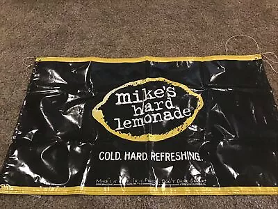 Mike’s Hard Lemonade Large Vinyl Banner Advertising 59”L X 36”T Rare • $69.98