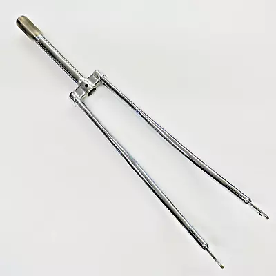 Vintage 26 X 1 3/8 Inch Bicycle Touring 1 Inch Fork Chrome 22.2 X 178 X 50 Mm • $30.99