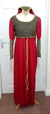 £20 • Buy Medieval Fancy Dress Costume -  Juliet  - Dress & Headdress - One Size (S/M)