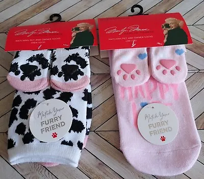 Marilyn Monroe Matching Pet And Owner Crew Socks Small Breeds Lot Of 2 • $17