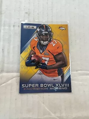 Knowshon Moreno 2014 Rookie & Stars Super Bowl XLVIII Card #SB2 • $2.50