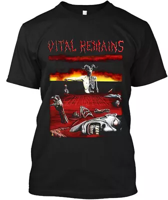 New Popular Vital Remains American Death Metal Band Music Vintage T-Shirt S-4XL • $18.99