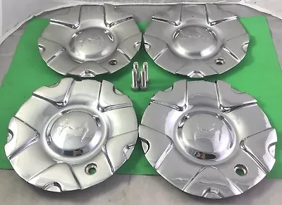 (4) MAZZI  CENTER CAP #  C1077702-CAP Hzjt06415 CHROME WHEELS CENTER CAP • $275