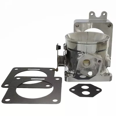 Accufab 80mm Mustang 5.0L Polished Throttle Body W Blank Spacer 302 Lx GT Cobra • $359.99