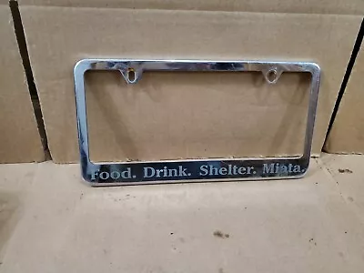 90-24 MAZDA MX5 MIATA License Plate Holder Cover Food Drink Shelter Miata • $23.99