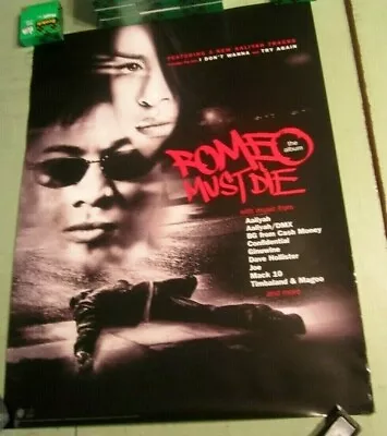 Romeo Must Die 2000 Promo Poster Aaliyah / DMX / Hollister / Mack 10 / Joe • $11.99