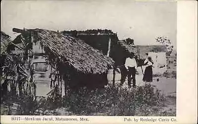 Matamoros Mexico MX Mexican Jacal Hut C1910 Vintage Postcard • $8.29