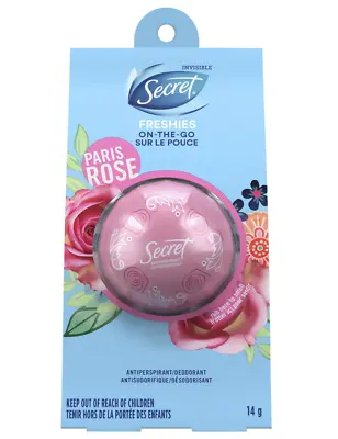 £14.55 • Buy Secret Deodorant Antiperspirant Invisible ON THE GO Freshies Different Scents 