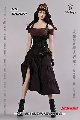 SA Toys SA012A 1/6 Vintage Steampunk Gothic Suit Fit 12'' Female PH TBL Body Toy • $66.02