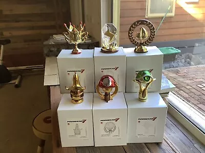 🔥Club Nintendo Mario Kart 7 Trophy FULL Set Of 6 - Super Rare Lightning Cup🔥 • $2728.93