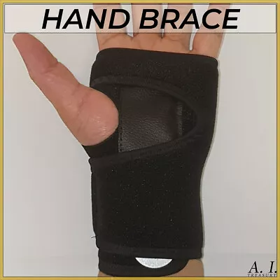 Hand Brace Support NHS Wrist Splint Carpal Tunnel Sprain Strain Adjustable Strap • £4.99