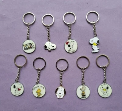 £2.75 • Buy SNOOPY WOODSTOCK Charm Keychain Keyring Children Party Bag Filler School NEW 