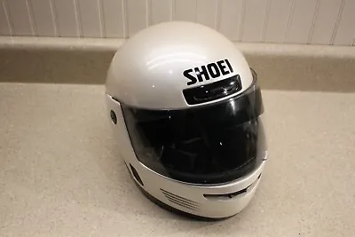 Shoei Duotech Elite Series XL White Full Face Motorcycle Helmet Visor 1998 • $99.11
