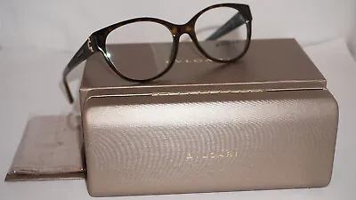 BVLGARI Eyeglasses New Authentic Havana Crystal BV4106BQ 504 54 17 140 • $249.94