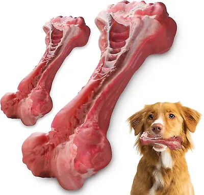 MASBRILL Natural Rubber Interactive Dog Toys 2x Indestructible * Chews For Dogs • £9.95