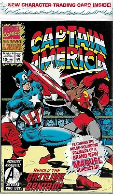 Captain America Annual #12 (vol 1)  Marvel 1993 / N/m / Bantam Trading Card! • £5.95