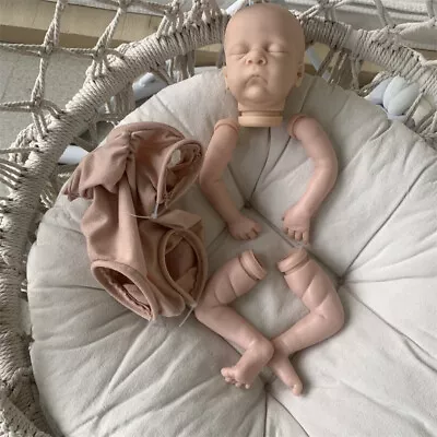 16inch Preemie Size Reborn Doll Kit Pip Sleeping Baby Unfinished Doll Parts • $54.99