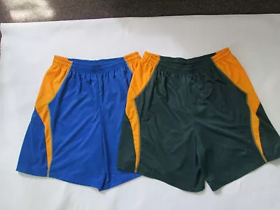 Men Shorts Athletic Small Med Large XL Royal Gold  Green/gold Brine New • $8.49
