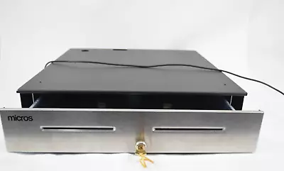 Micros POS 20  X 18 -3/4  Electronic Cash Drawer W/ Cash Till JD030-3F-BL1820-U5 • $69.99