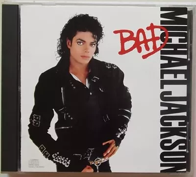 MICHAEL JACKSON - Bad CD - Early Epic W/Japan Disc • $24.95