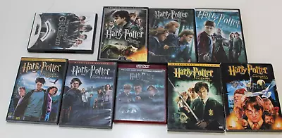 Harry Potter Dvds 1-8 • $0.99