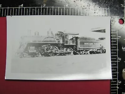 B&W PHOTO MIDLAND VALLEY RAILROAD LOCOMOTIVE #30 At STATION W PASSENGER TRAIN • $9.99