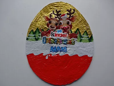 Ferrero / Film On Aluminium / Maxi Egg / 2023 / Two Reindeer Animals • £0.86