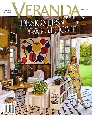 Veranda Magazine - March 2024 - Designers At Home • $15.99