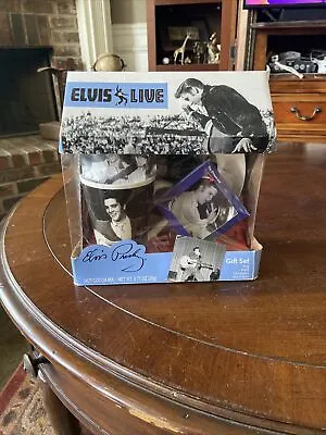 Elvis Presley Gift Set With Mug Plate Ornament And Hot Cocoa • $13.98