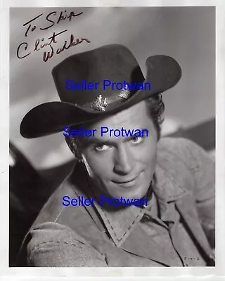 Clint Walker Autographed Signed 8x10 Photo From Cheyenne Warner Brothers Western • $89.99