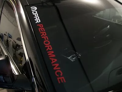 $14.99 • Buy FITS: MOPAR PERFORMANCE  Windshield Decal Dodge Charger Challenger R/T RAM 1500 