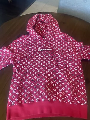 Supreme Louis Vuitton Box Logo Hoodie - Authentic - Original Receipt • $4000