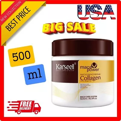 Karseell Hair Repair Mask Argan Oil Conditioning Collagen Keratin Detox Damage • $35.99