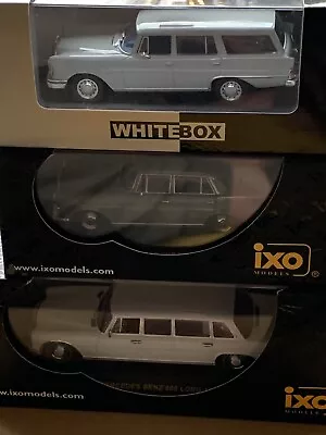 3 X 1960s MERCEDES BENZ 1/43 CAR MODELS BY IXO/WHITE BOX: 230s 200D 600 LONG • $176.81