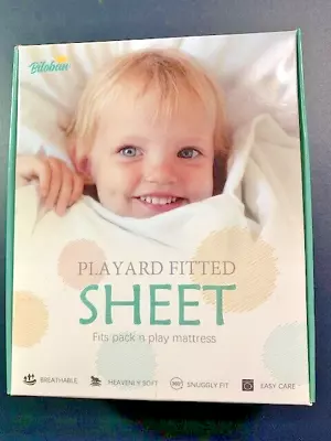 New Pack N Play Fitted Sheets - 2 PACK Gray & White Preshrunk (39''x27'') • $11.95