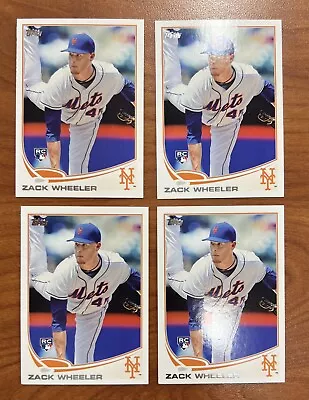 Zack Wheeler MLB Baseball Lot Of (4) Rookie Cards • $3.50