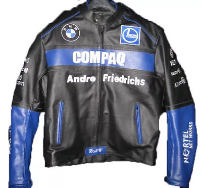 Leather Motorist Racing Sports Armor Protector COMPAQ Motorcycle Jackets • $125